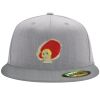 Flexfit 6210 Structured Flat Bill Fitted Hat Thumbnail