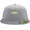 Flexfit 6210 Structured Flat Bill Fitted Hat Thumbnail