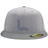 Flexfit 6210 Structured Flat Bill Fitted Hat Thumbnail