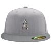 Flexfit 6210 Structured Flat Bill Fitted Hat Thumbnail