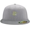 Flexfit 6210 Structured Flat Bill Fitted Hat Thumbnail