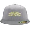 Flexfit 6210 Structured Flat Bill Fitted Hat Thumbnail