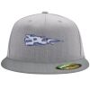 Flexfit 6210 Structured Flat Bill Fitted Hat Thumbnail