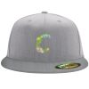 Flexfit 6210 Structured Flat Bill Fitted Hat Thumbnail