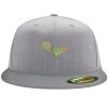Flexfit 6210 Structured Flat Bill Fitted Hat Thumbnail