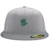 Flexfit 6210 Structured Flat Bill Fitted Hat Thumbnail