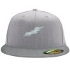 Flexfit 6210 Structured Flat Bill Fitted Hat Thumbnail
