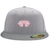 Flexfit 6210 Structured Flat Bill Fitted Hat Thumbnail