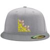 Flexfit 6210 Structured Flat Bill Fitted Hat Thumbnail