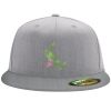 Flexfit 6210 Structured Flat Bill Fitted Hat Thumbnail