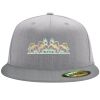 Flexfit 6210 Structured Flat Bill Fitted Hat Thumbnail