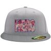Flexfit 6210 Structured Flat Bill Fitted Hat Thumbnail