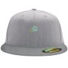 Flexfit 6210 Structured Flat Bill Fitted Hat Thumbnail