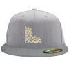 Flexfit 6210 Structured Flat Bill Fitted Hat Thumbnail