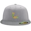 Flexfit 6210 Structured Flat Bill Fitted Hat Thumbnail