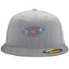 Flexfit 6210 Structured Flat Bill Fitted Hat Thumbnail