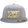 Flexfit 6210 Structured Flat Bill Fitted Hat Thumbnail