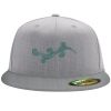 Flexfit 6210 Structured Flat Bill Fitted Hat Thumbnail