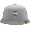 Flexfit 6210 Structured Flat Bill Fitted Hat Thumbnail