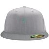 Flexfit 6210 Structured Flat Bill Fitted Hat Thumbnail