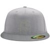 Flexfit 6210 Structured Flat Bill Fitted Hat Thumbnail