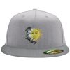 Flexfit 6210 Structured Flat Bill Fitted Hat Thumbnail
