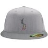 Flexfit 6210 Structured Flat Bill Fitted Hat Thumbnail