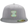 Flexfit 6210 Structured Flat Bill Fitted Hat Thumbnail