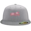 Flexfit 6210 Structured Flat Bill Fitted Hat Thumbnail