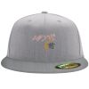 Flexfit 6210 Structured Flat Bill Fitted Hat Thumbnail