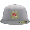 Flexfit 6210 Structured Flat Bill Fitted Hat Thumbnail