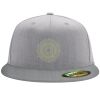 Flexfit 6210 Structured Flat Bill Fitted Hat Thumbnail