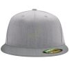 Flexfit 6210 Structured Flat Bill Fitted Hat Thumbnail
