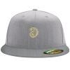 Flexfit 6210 Structured Flat Bill Fitted Hat Thumbnail