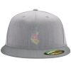 Flexfit 6210 Structured Flat Bill Fitted Hat Thumbnail