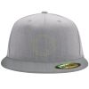 Flexfit 6210 Structured Flat Bill Fitted Hat Thumbnail