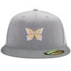Flexfit 6210 Structured Flat Bill Fitted Hat Thumbnail