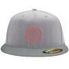 Flexfit 6210 Structured Flat Bill Fitted Hat Thumbnail