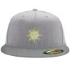 Flexfit 6210 Structured Flat Bill Fitted Hat Thumbnail