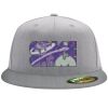 Flexfit 6210 Structured Flat Bill Fitted Hat Thumbnail