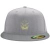 Flexfit 6210 Structured Flat Bill Fitted Hat Thumbnail