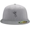 Flexfit 6210 Structured Flat Bill Fitted Hat Thumbnail