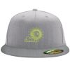 Flexfit 6210 Structured Flat Bill Fitted Hat Thumbnail