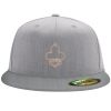 Flexfit 6210 Structured Flat Bill Fitted Hat Thumbnail