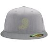 Flexfit 6210 Structured Flat Bill Fitted Hat Thumbnail