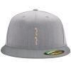 Flexfit 6210 Structured Flat Bill Fitted Hat Thumbnail
