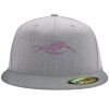 Flexfit 6210 Structured Flat Bill Fitted Hat Thumbnail