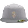 Flexfit 6210 Structured Flat Bill Fitted Hat Thumbnail
