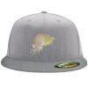 Flexfit 6210 Structured Flat Bill Fitted Hat Thumbnail