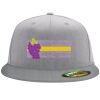 Flexfit 6210 Structured Flat Bill Fitted Hat Thumbnail